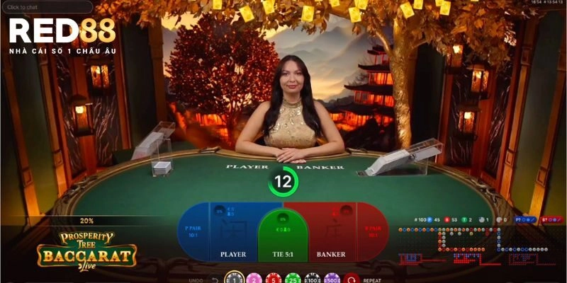 Baccarat red88 trực tuyến tại nhà cái